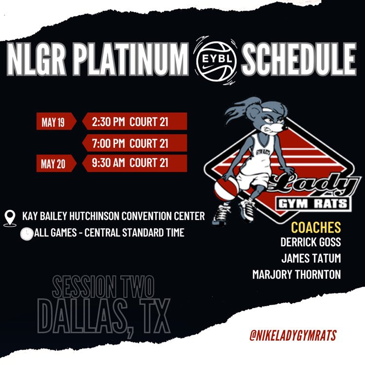 Here’s my schedule for Dallas. So excited for this weekend