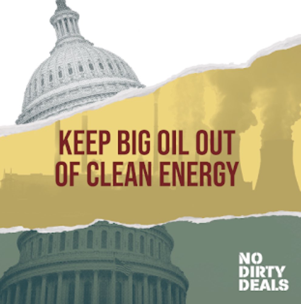 🚨BREAKING: @POTUS & House Republicans are considering a #DirtyDeal right now that would   silence our voices & rubber stamp dangerous fossil fuel projects. @POTUS, @ShalandaYoung46, & @SRicchetti46 – don’t make compromises that sacrifice our communities. #PeopleOverPolluters