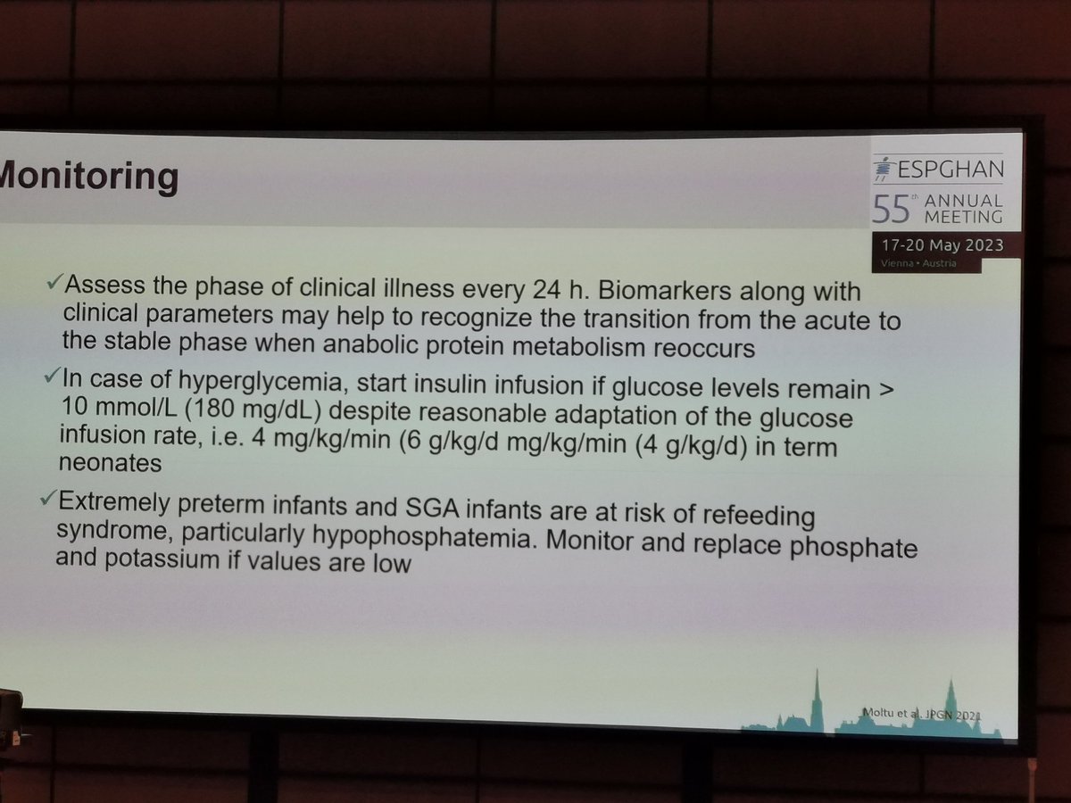 bnrjt07's tweet photo. Not to forget refeeding syndrome in NICU babies with critical illness #Pretermbaby #nutritionalmanagement #ESPGHAN23 https://t.co/3e6OTmdub8