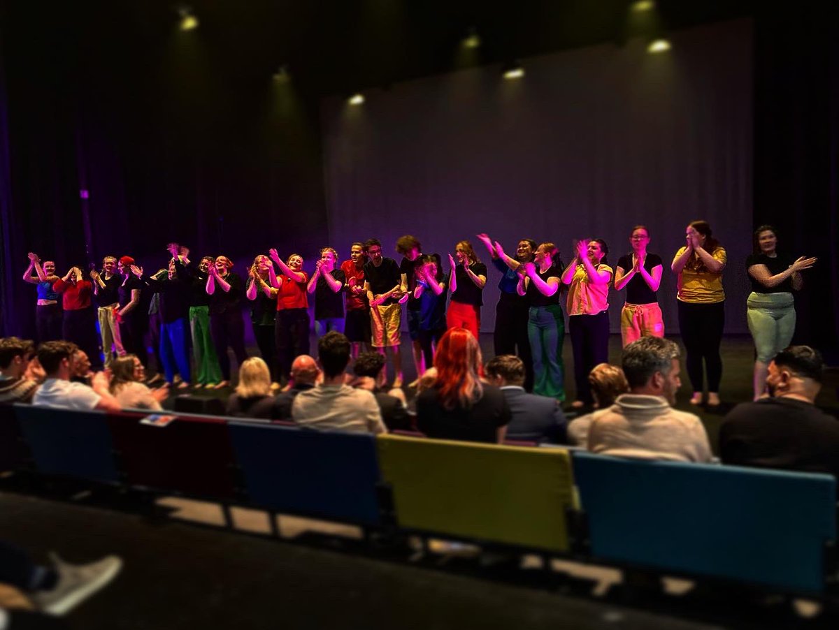 A_Wes's tweet photo. After 2 nights of brilliant shows from the Y1 @UoL_Drama students, tonight looking fwd to seeing our Y2 @UoL_MT students in their collaboration with @sheep_soup. All @LincsArtsCentre as part of @UoLCreativeArts #launchfest. Then @UniLincolnMusic Nebula festival at the weekend! https://t.co/OLXJlkrEYg