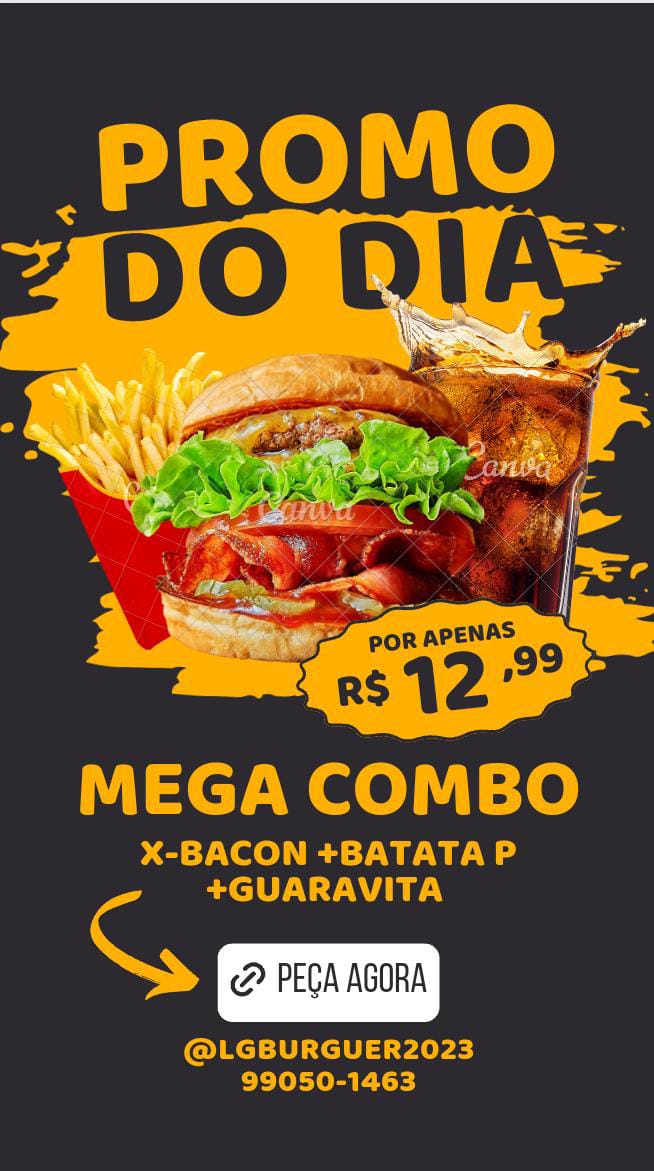 lgt65400's tweet photo. Hoje e a quinta da promoção na LG'Burguers 🍔🍟🥤 https://t.co/FRdFkn6U2s