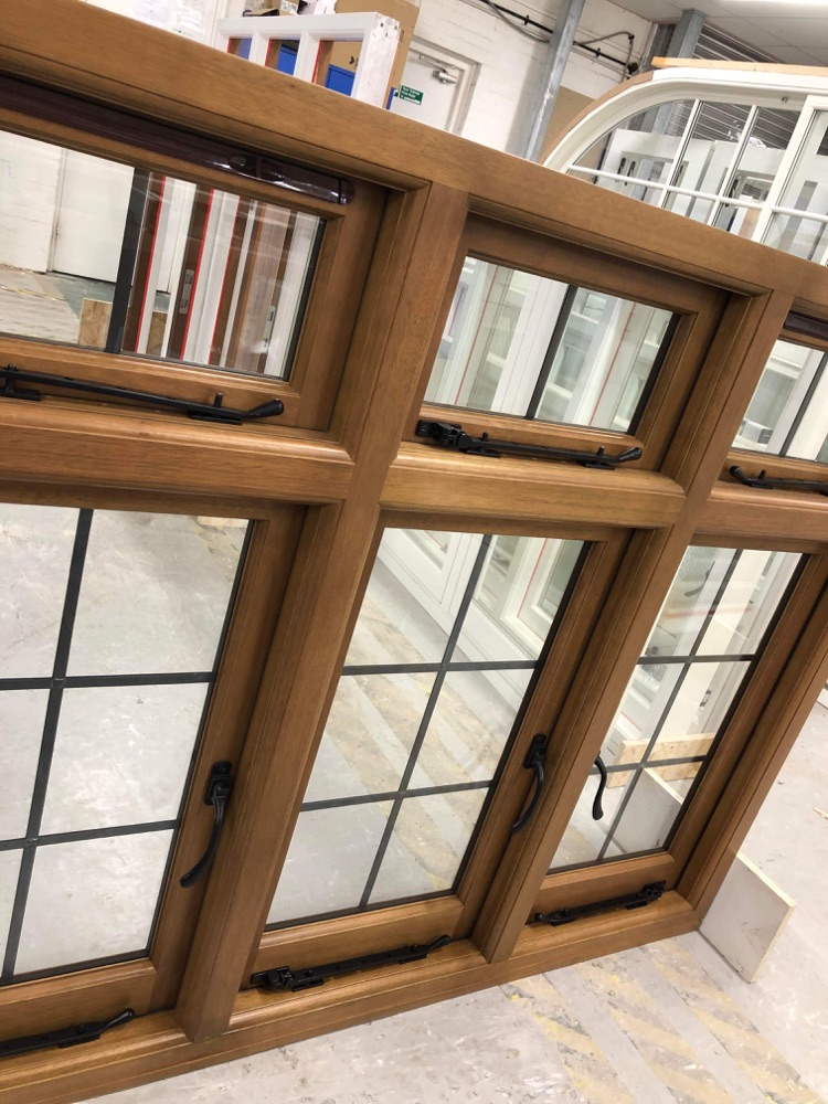 These unusual bespoke casement windows just being completed in our factory feature a stained timber finish, leaded glass and bronze hardware.

#timberwindows #casementwindows #edwardian #bespoke #heritageproperties #periodhome #doubleglazing #ukmanufacturing #handmade #heritage