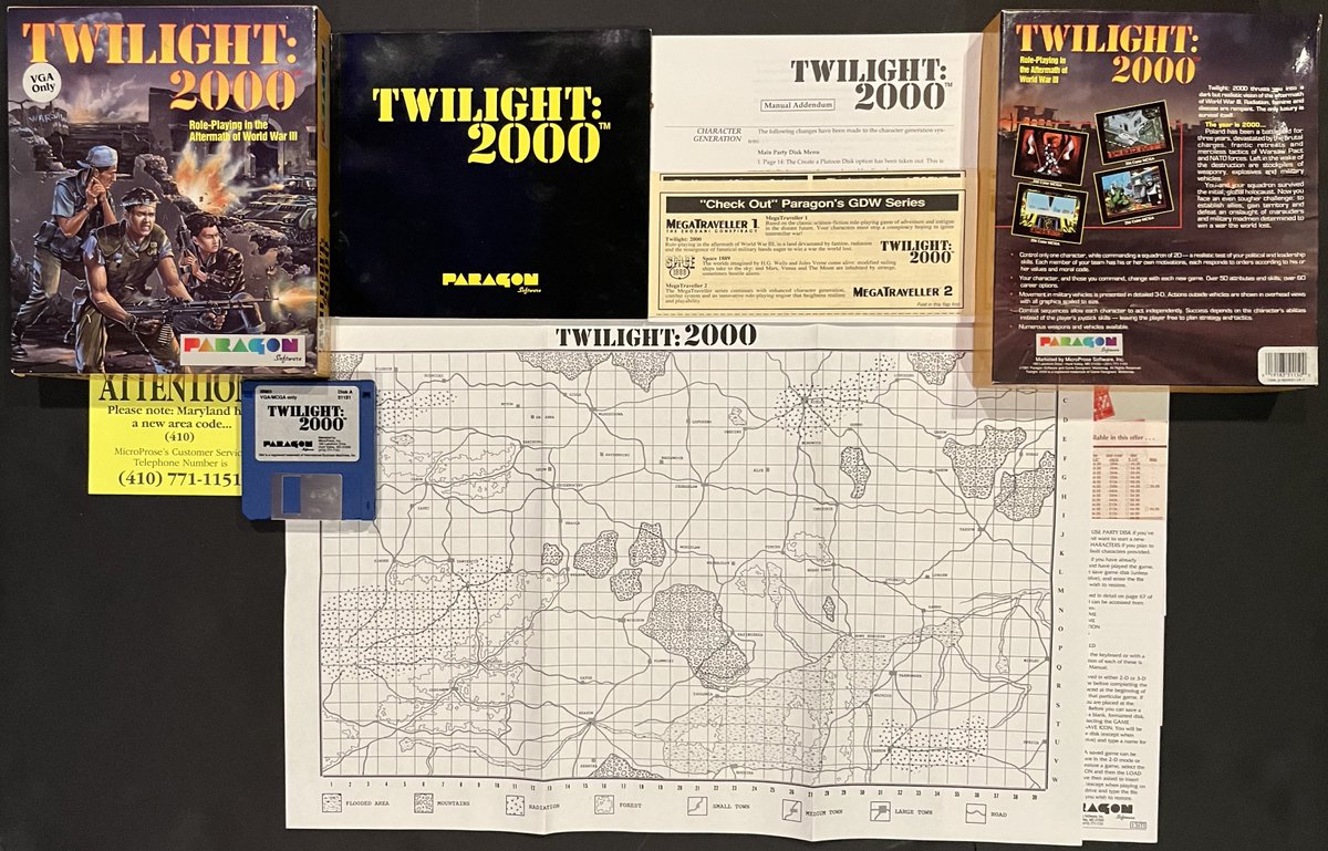Twilight: 2000 / Microprose-Microplay - 1991

#RETROGAMING #Atari #retrocomputing #pcgames #DOSGAMING #bigboxPCgames #pointandclick  #adventuregames #rpg #ultima #pixelart #rtsgames #ultima #lucasarts #sierragames #blizzard #dungeonsanddragons  #microprose #twilight2000