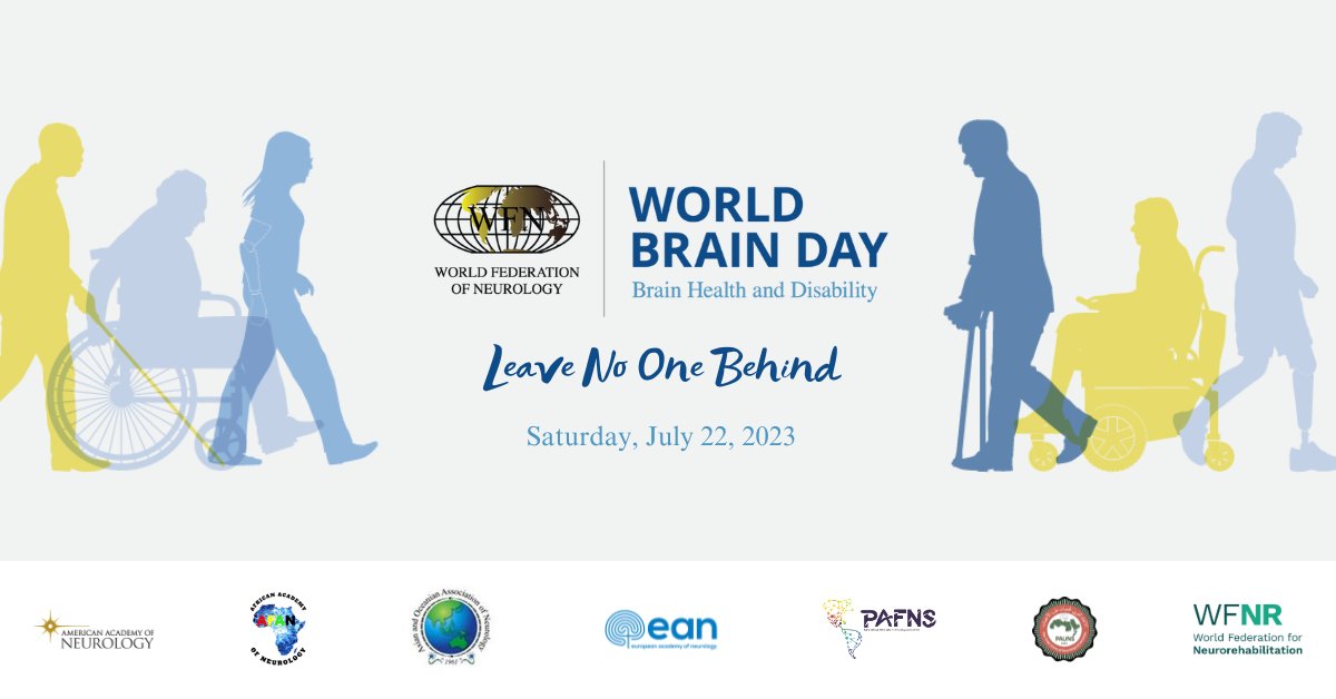 This #WorldBrainDay, we’re striving for change through awareness, prevention, advocacy, education and access. Support this initiative by sharing the news and stay tuned for how to get involved. 🌍 wfneurology.org/world-brain-da… #WBD2023 #BrainHealthandDisability #BrainHealht
