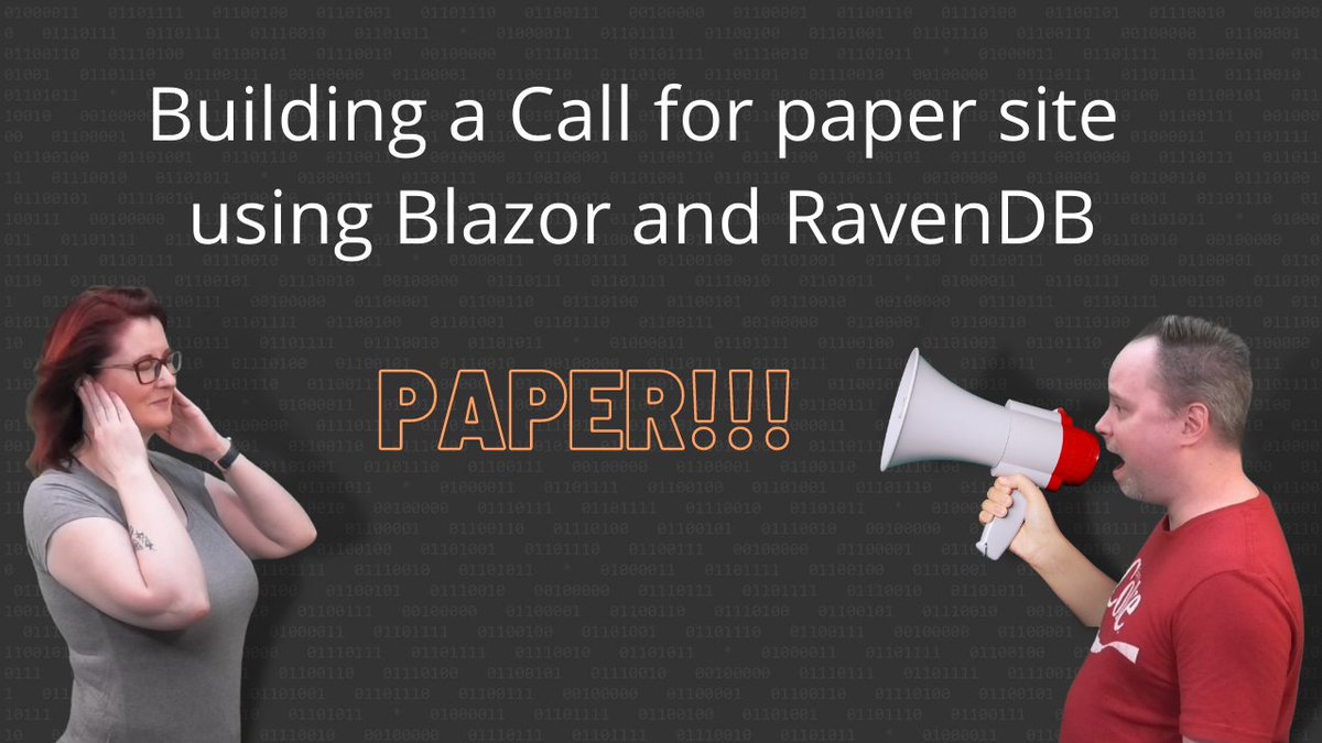 EngstromJimmy's tweet image. In 30 minutes, we will go live on Twitch and see if we can add a dark theme to our Call for Paper site written in Blazor and RavenDb.
Come and join us for some fun =)
twitch.tv/CodingAfterWork