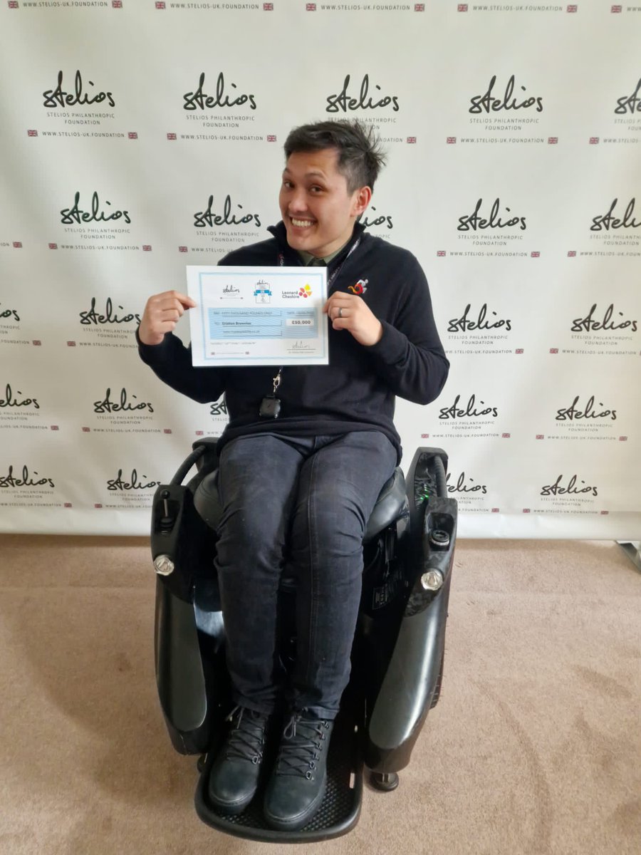 myadaptability's tweet image. Exciting news! So proud of our director Cristian for winning ✨top prize✨ in the #SteliosPhilanthropicFoundationDisabledEntrepreneursAwardsUK. Run in partnership with #LeonardCheshire + with a fab £50k prize to invest. Well done, Cristian🥂🎉!👏👏