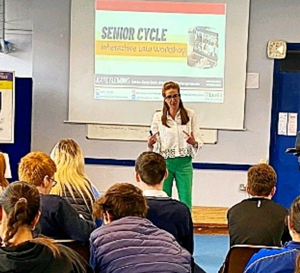 StAilbesSchool's tweet photo. Many thanks to Kate Fleming who gave an enjoyable and informative workshop on Law to the TY's #Excellenceineducation #etbcorevalues #tetb #etb #tipperaryetb #Lawed #stailbesschool #tetb #etb https://t.co/pUtAzNg0ZW