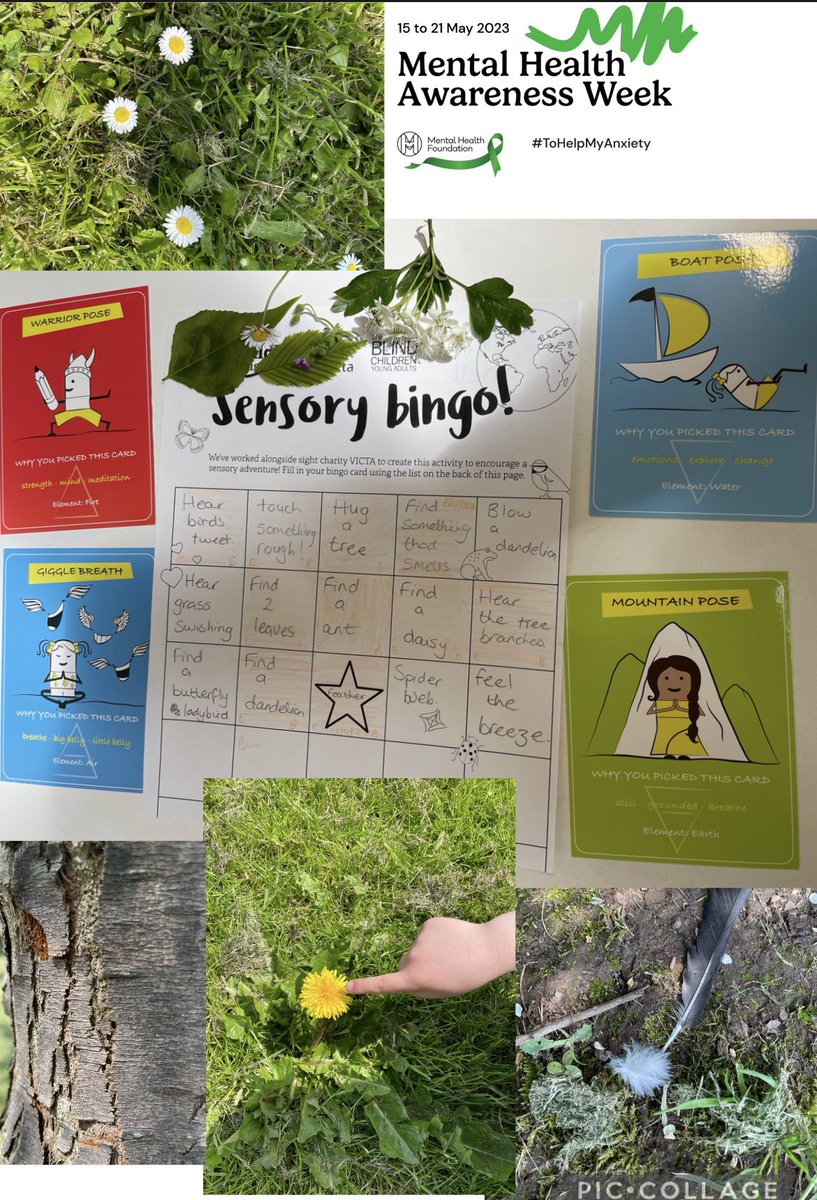 Service children this week have been learning good practices for their mental health and well-being , yoga, breathing and sensory walks☀️<a href="/SSCECymru/">SSCE Cymru</a> 
@EAS_Equity <a href="/CrossAshPrimary/">Cross Ash Primary</a> #mentalhealthawarenessweek2023 
<a href="/kymin_view/">Kymin View</a> <a href="/RaglanVC/">Raglan CiW VC Primary</a> <a href="/CrossAshPrimary/">Cross Ash Primary</a> <a href="/Overmonnow/">Overmonnow Primary School</a> <a href="/TrellechPrimary/">Trellech Primary Sch</a>