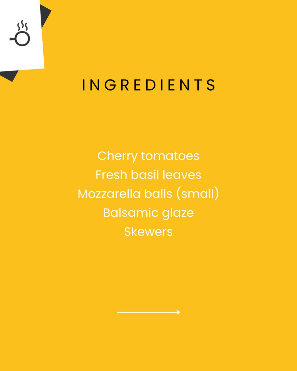 IKOOKAPP's tweet photo. Deliciously Fresh and Easy Caprese Skewers: A vibrant combination of juicy cherry tomatoes, creamy mozzarella, and fragrant basil, drizzled with balsamic glaze.  🌿🍅

 #EasyRecipes #FreshFlavors #vegerianweek #vegetarianuk #vegetarianrecipes #ikookuk  #recipecard #recipeoftheday https://t.co/DvxCVE8SY3