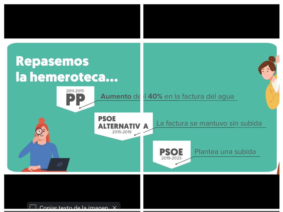 ¿Por qué seguimos permitiendo que las familias sean las que asuman el aumento del gasto del agua?
Proponemos una nueva licitación del servicio para corregir el déficit estructural y ajustar el importe del recibo de manera proporcional al consumo.
#somoslagarantía #municipales28m