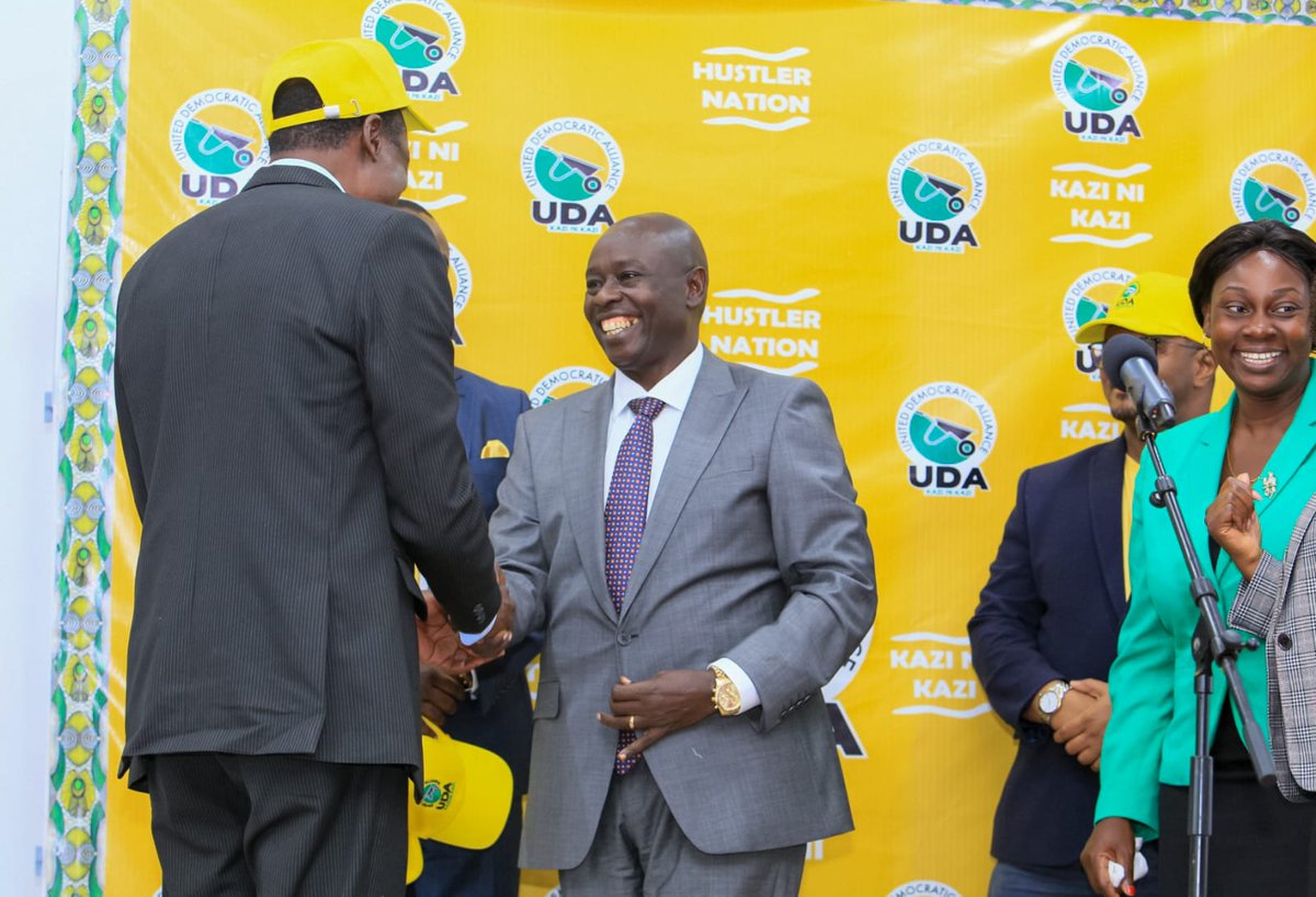 rigathi's tweet photo. We are on course to building the largest political party in the country. 

A strong @UDAKenya party is critical in driving the Kenya Kwanza Administration's agenda as we rebuild our economy with our partner parties. 

We will continue injecting  new energy into our party  towards our objectives of a national outfit. 

We welcome all those who are keen to join us as we build a huge movement that will transform Kenya.