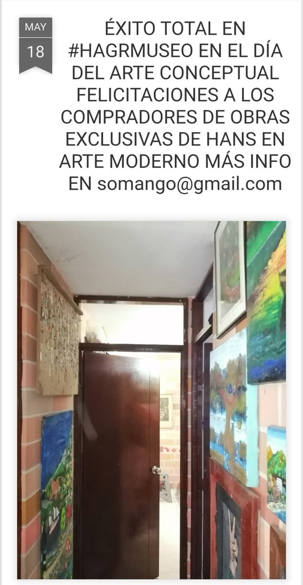 …nsalejandrogamboarengifo.blogspot.com/2023/05/exito-…
De mañana hacer ejercicio y estas listo para pintar obras de arte inmortal. #hagrmuseo #diseñosexclusivos #oilpaint #paint #dibujo #arteconceptual #art #museos
