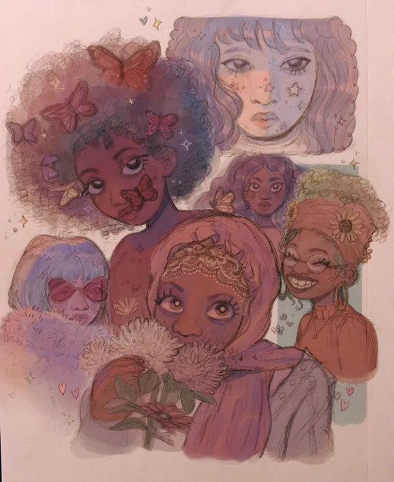 Show me how you draw/paint women    QRT if you want to join