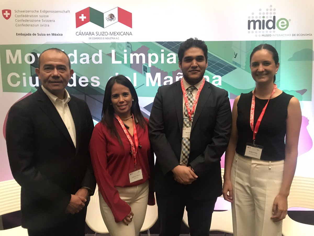 chavez929's tweet photo. En representación de la Directora General @maguealcantara  de #ImpulsoGlobal asistí al “Foro Movilidad Limpia y Ciudades del Mañana” organizado por @SwissChamMexico y @CH_Mexico donde empresas suizas nos compartieron sus perspectivas sobre electromovilidad https://t.co/yBrkETjxtS