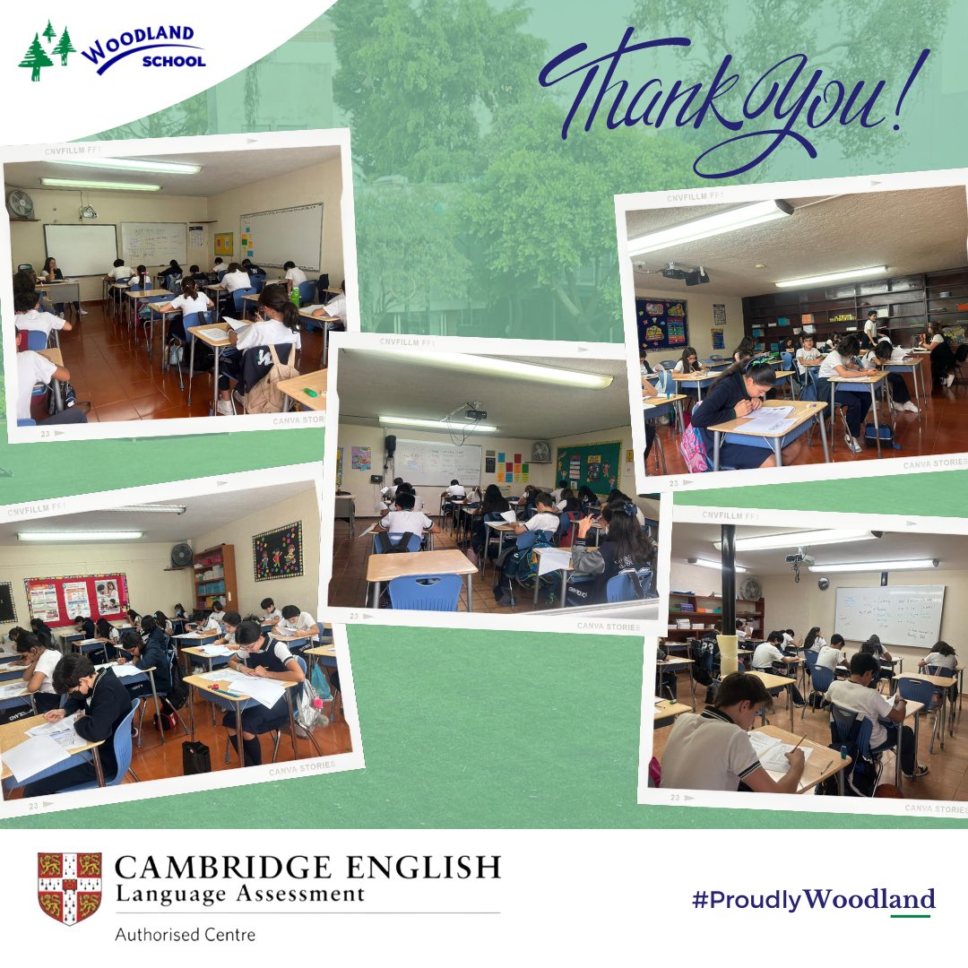 Thank you so much for your support and your commitment with the Mock Exam. We are ready for June 10th! #ProudlyWoodland #cambridgeenglish #cambridgeexams