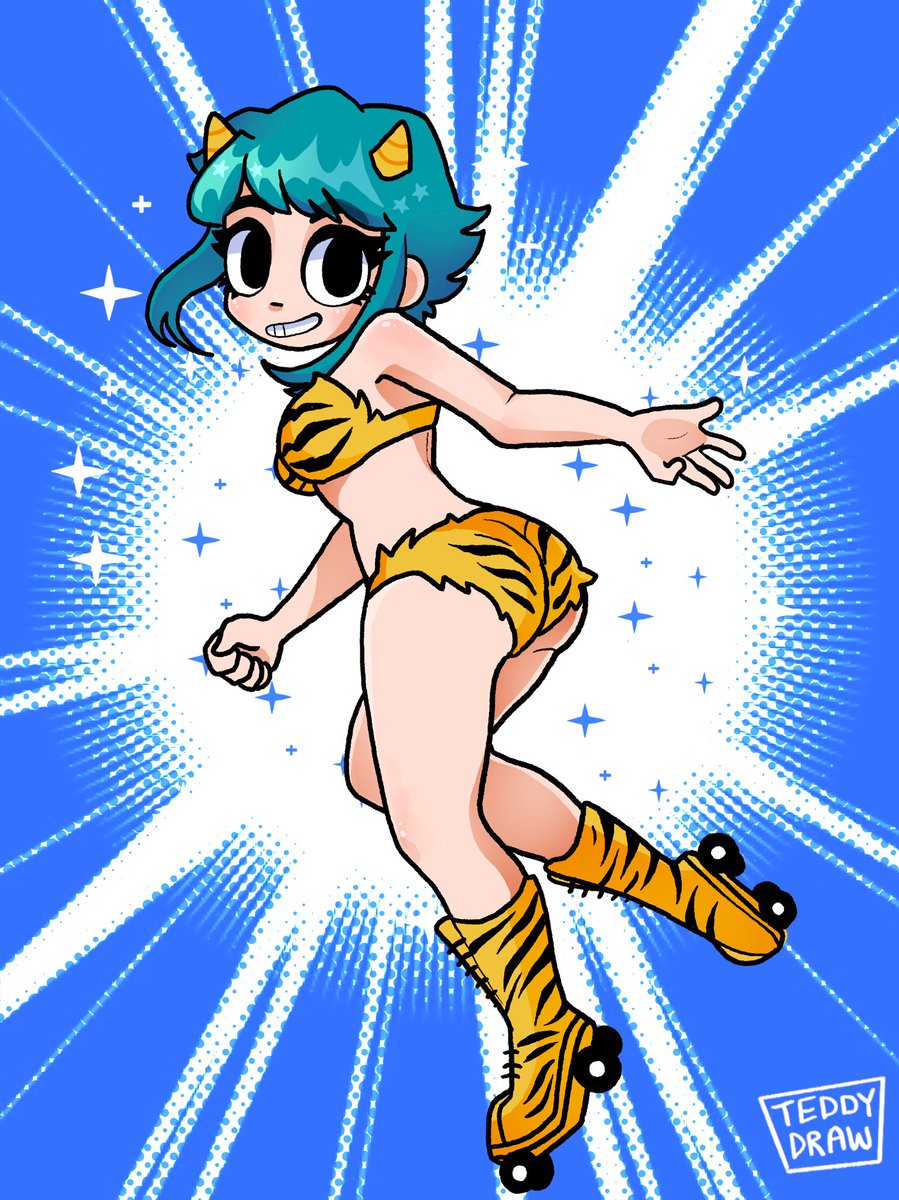 Ramona Flowers as Lum from Urusei Yatsura… Lumona? #ScottPilgrim