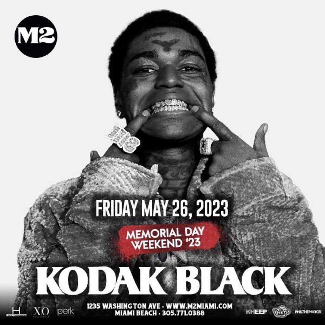 XO_Management's tweet photo. __________________________

FRIDAY MAY 26:
“Welcome To Miami”
Hosted by KODAK BLACK &amp; Friends

LIMITED PRE-SALE TICKETS AVAILABLE:
https://t.co/mBfq3elaZ1

Presented by Headliner Market Group | XO Management | Phil The Mayor | Perk Hospitality | Kheep Entertainment https://t.co/tzS0ykMxdR