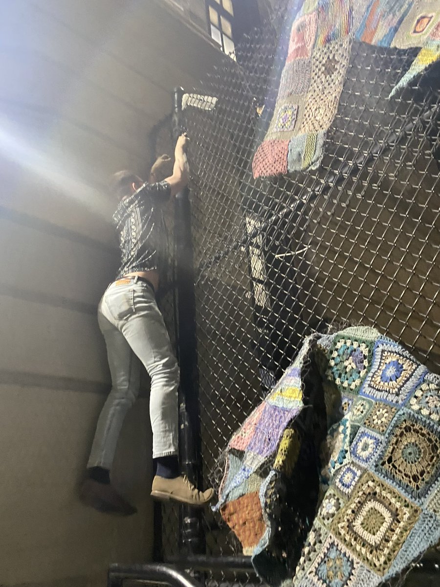 CoreyMKiser's tweet image. Me on a Tuesday, casually scaling 10’ church fences to rescue someone’s phone. Slay