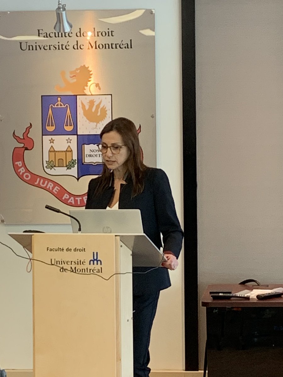 Chaire L.R. Wilson (@l_chaire) on Twitter photo La conférence est en cours au Salon François Chevrette <a href="/droitumontreal/">Faculté de droit,UDM</a> avec la Pre aAlexandra Bensamoun sur la Variabilité normative de l’encadrement juridique de l’IA
<a href="/ChaireLRWilson_/">Chaire L.R. Wilson Droit du commerce électronique</a> La conférence est en cours au Salon François Chevrette <a href="/droitumontreal/">Faculté de droit,UDM</a> avec la Pre aAlexandra Bensamoun sur la Variabilité normative de l’encadrement juridique de l’IA
<a href="/ChaireLRWilson_/">Chaire L.R. Wilson Droit du commerce électronique</a>