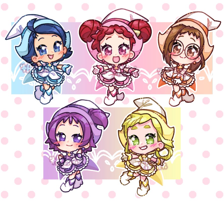 Royal Patrol chibi collection!!!! My favorite Ojamajo Doremi