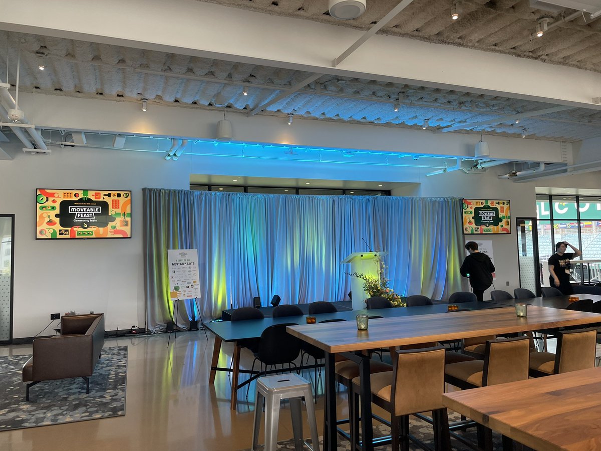 openarmsmn's tweet image. It's finally happening. Set up has begun for Moveable Feast 2023! We're excited to host everyone tonight. If you are attending, please refer to your email and the website for any last minute updates and questions! We'll see you soon! #moveablefeast23 #communitytable