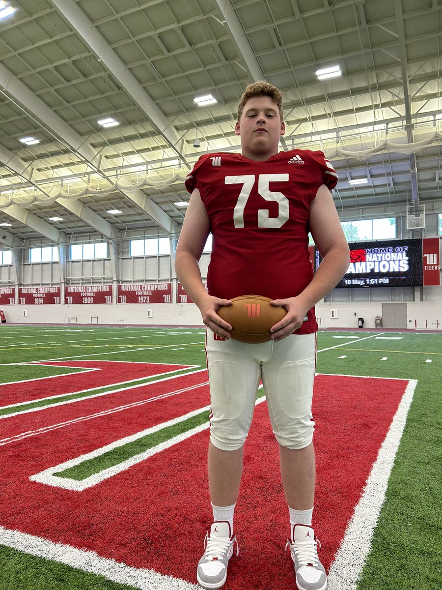 KyleFairbanks75's tweet photo. Thank you to @rocanthony_  and @WittFootball for having me out on a visit today. I appreciate the hospitality. https://t.co/NuHlq3z9o8