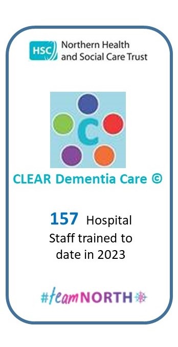 mathews_orla's tweet photo. Day4️⃣ of #DAW2023

Fantastic engagement this morning delivering CLEAR Dementia Care © to nurses, HCAs &amp; HSWs working in hospital settings @NHSCTrust  as we develop &amp; implement CLEAR in Hospitals @duffy_frances @nicolaloughlin3 improving quality of care in dementia
@grace_reihill https://t.co/Zk7Zn6rcff