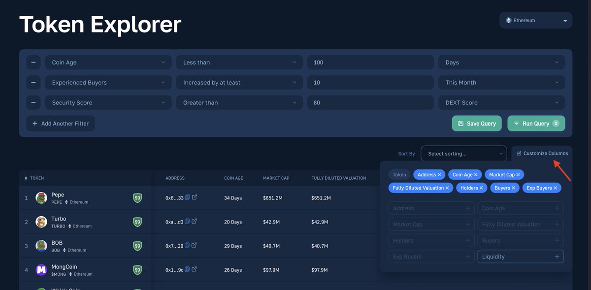 📣 WE KEEP SHIPPING!!

Now it's possible to hide/show columns in the table

This is gonna be very important as we have so many new filters we will launch in the coming days 💥

(we were not joking when we said that the value of the Pro plan will 10x this year..)
