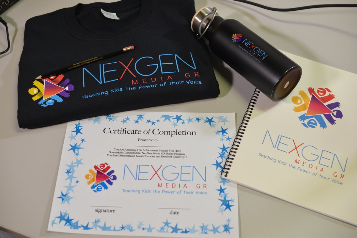 Our students who complete a cohort are sent home with some amazing gear 🤩

#studentprogram #nexgenmediagr #grandrapidsstudents