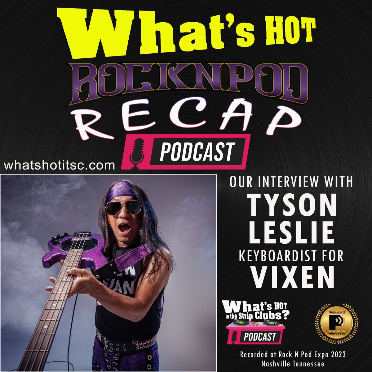 Hey everybody!:) Great interview with rock band <a href="/VIXEN/">VIXEN</a> ‘s very own TysonLeslie! Follow his journey Vietnam->U.S. on “Operation Baby Lift” 2 a life playing in rock bands with his idols! 
Interview from Rock N Pod 2023' by What's HOT in the Strip Clubs?