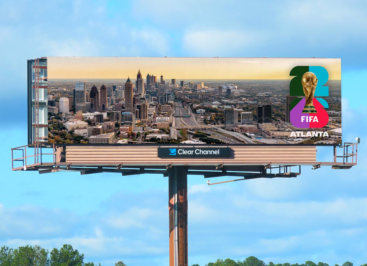 MBStadium's tweet image. Billboards for @FWC26Atlanta are up all over #Atlanta. Thanks to @CCOutdoorNA for helping get these up so quickly.

#WeAreAtlanta #WeAre26