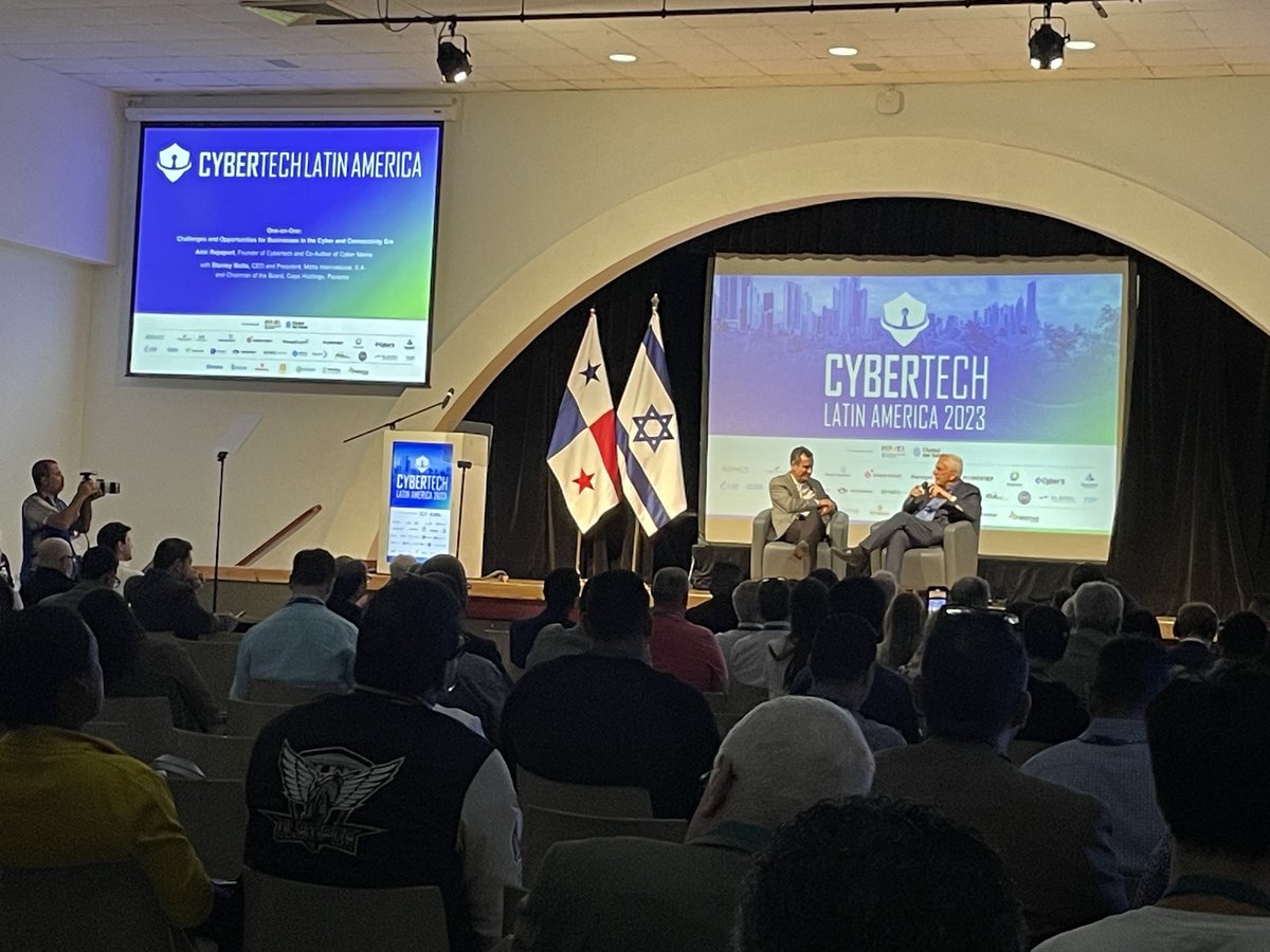 arislcastillo's tweet image. Hoy en #cybertechlatam 2023 ⁦@CiudaddelSaber⁩ interesantes temas sobre ciberseguridad en el fortalecimiento de la gestión gubernamental y de la industria en la región. ⁦@IsraelinPanama⁩