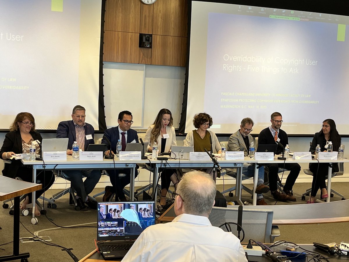 So much incredible information being shared today, I forgot to take pictures! Last panel discussion today discussing possible protections oin other juridlsdictions ⁦<a href="/WCL_PIJIP/">PIJIP</a>⁩ ⁦<a href="/carlabrc/">CARL / ABRC</a>⁩