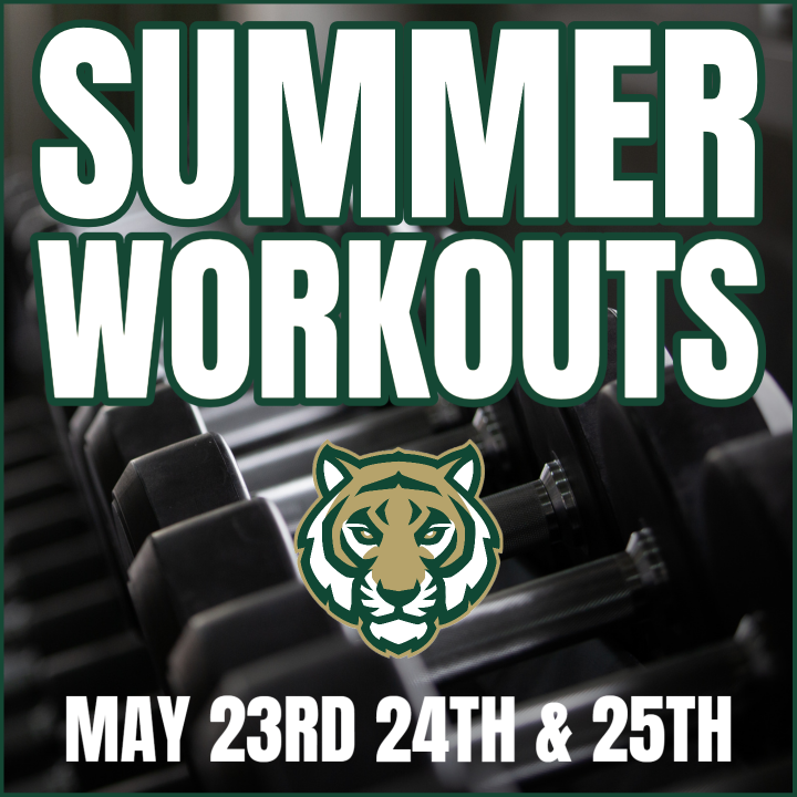 Rising 6th - 12th Male Athletes will start at 9:00.  Rising 6th - 12th Female Athletes will start at 11:00.
See you there!  <a href="/KurtScoggins/">AHS Strength and Conditioning</a> <a href="/AHSTigerFB/">AHS Tiger Football</a> <a href="/AHSLadyTigersB2/">AHS Lady Tigers Basketball</a> <a href="/AHS_Basketball_/">Adairsville Basketball</a> <a href="/AHSSoccer306/">AHS Lady Tigers Soccer</a> <a href="/AHSVball306/">AdairsvilleVolleyball</a> <a href="/AHSWrestling306/">AHS Wrestling</a> <a href="/TigerCheerAHS/">Adairsville High Cheerleading</a> <a href="/AdairsvilleB/">Adairsville Baseball</a> <a href="/AMS_Tigers/">Adairsville Middle</a>