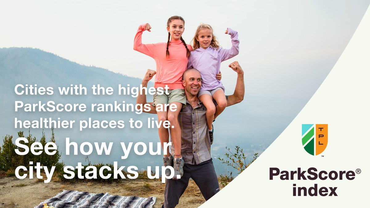 10MinWalk's tweet image. It is critical that everyone has access to parks and natural areas where they feel welcome. That&apos;s why @tpl_org released its 2023 ParkScore® report to identify ways in which cities can increase park usage. See how your city ranks:  tpl.org/parkscore #TPLParkScore #TPL50