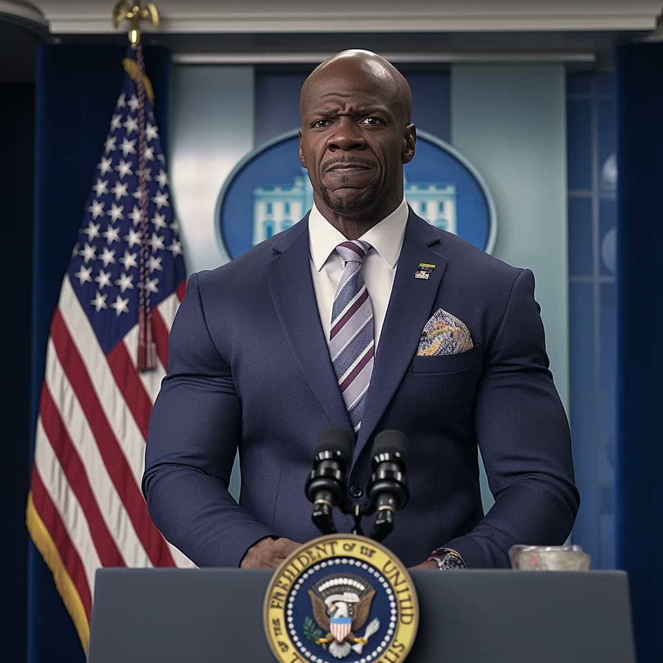 10/10 Midjourney results: @terrycrews as President

(aka President Camacho in a suit!)
