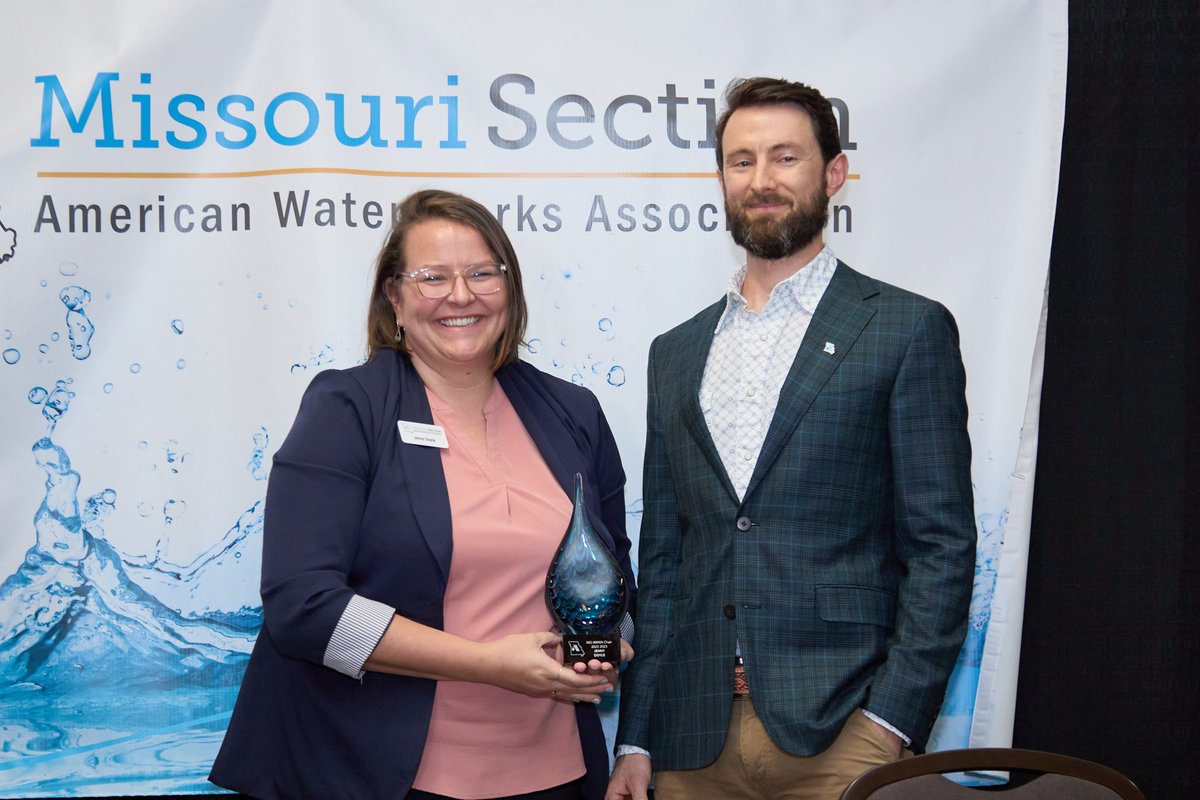Throwback Thursday to our Sr. Civil Engineer, Jenny D., who won the 2023's 5 Under 35 Outstanding Young Professional Award in the Arizona & Missouri sections through the American Water Works Association. Congratulations Jenny! #TBT #GlendaleAZWater #GlendaleAZ #WaterProfessionals
