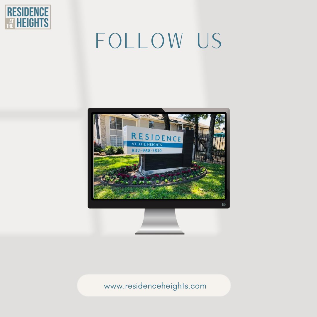 Like and follow us on Facebook to get the latest updates.

residenceheights.com

*** Move-in Specials ***

#nowleasing
#movingtotexas
#movingtohouston
#movein
#htx
#houstonapartments
#houstonheights
#houston
#home