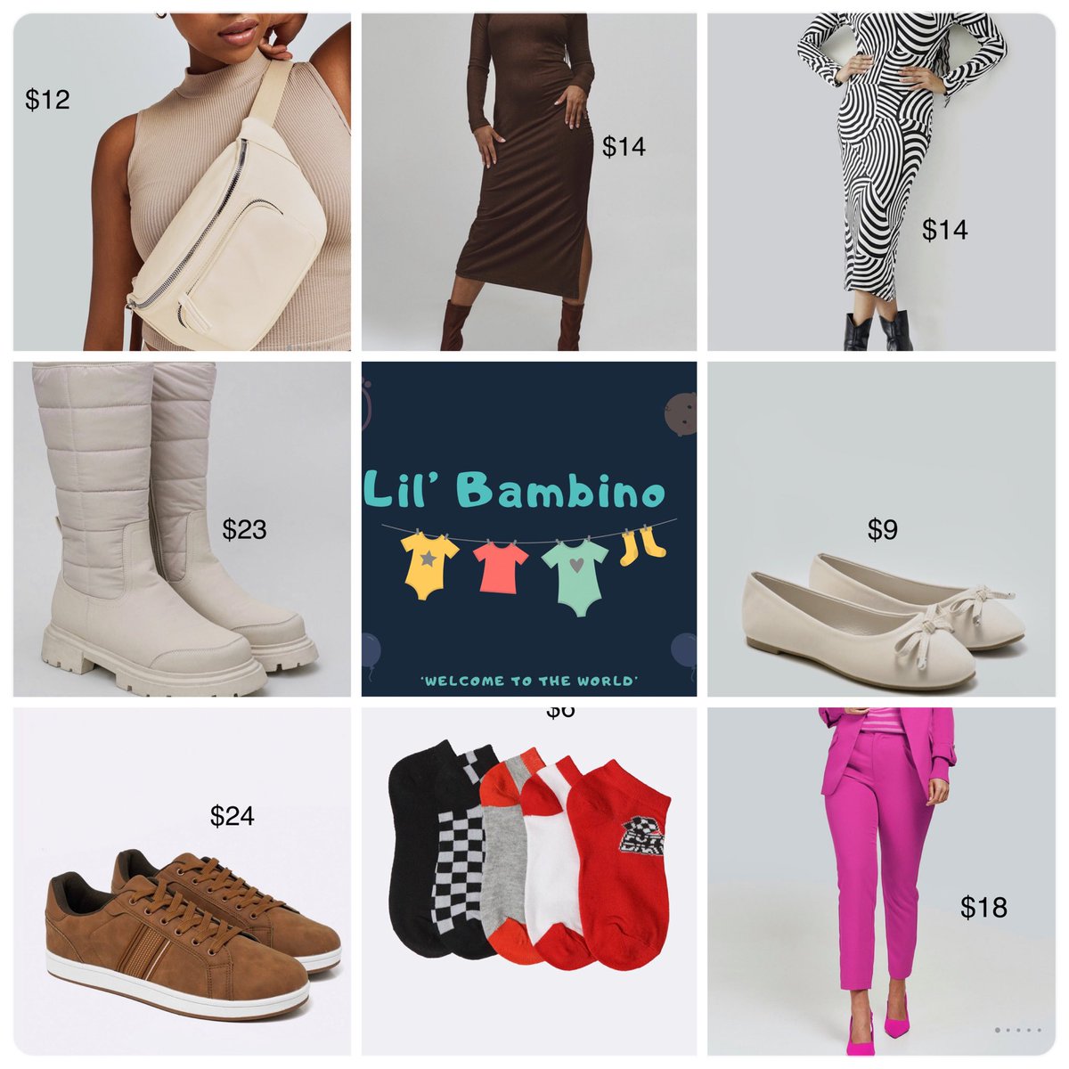 tat_masilo's tweet photo. ✨Lil Bambino ✨is your plug for clothes👗, shoes 👠and accessories 🎒for babies, kids and adults app0716340091   join our whatsapp group to see more and what is readily available https://t.co/R4P7NdI1Rq +-/2 weeks delivery @ZimAdverts @ZimMarkets https://t.co/eLzfKhD5xV