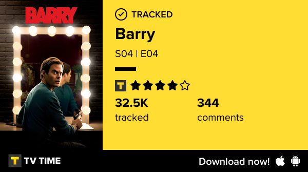 YSTwit's tweet image. I've just watched episode S04 | E04 of Barry! tvtime.com/r/2OSCN #tvtime