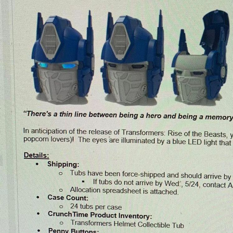 Is Transformers Rise of the Beasts out? on Twitter "ROTB POPCORN