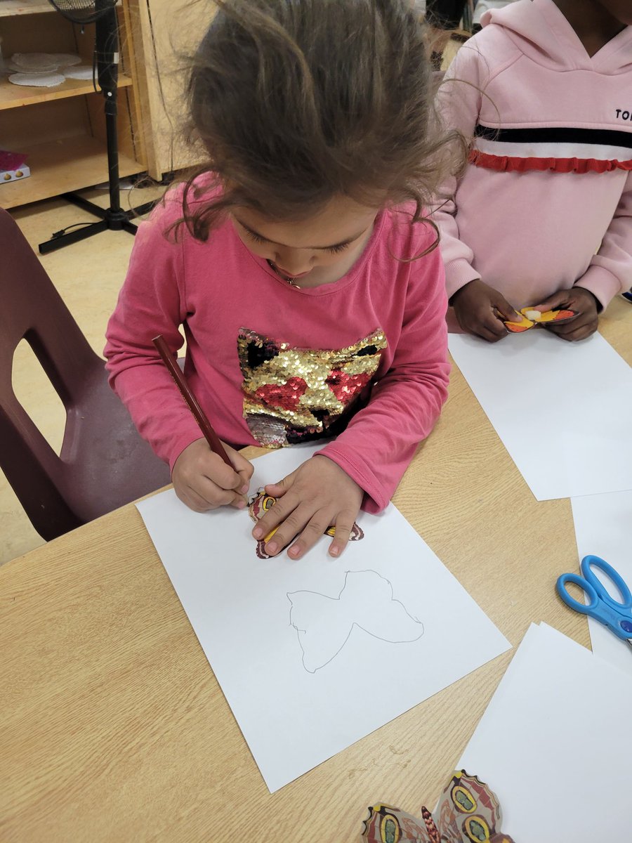 Students were inspired to draw butterflies today after seeing a friend wear a "how to draw a butterfly " shirt. <a href="/NikkiStPierre/">Nikki St.Pierre</a> <a href="/home_rams/">Roseland Home of the Rams</a>