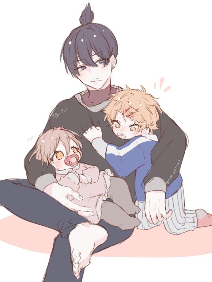 0Aki_Hayakawa's tweet photo. [ Está cuidando a sus niños ] https://t.co/BQO5pl6vhn