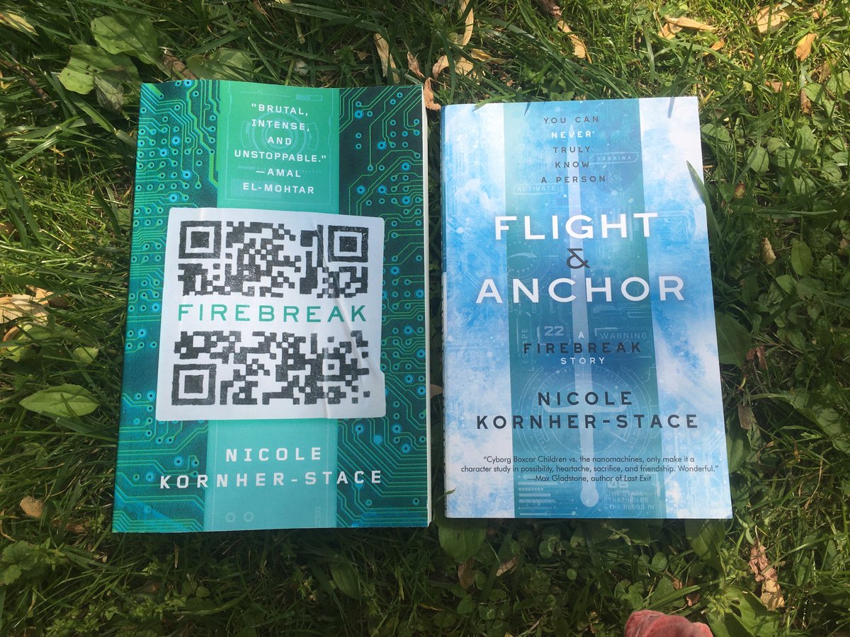 ✨giveaway time✨

you get BOTH these books (flight &amp; anchor's a firebreak tie-in; if you haven't read that already, you can catch up, and if you have, you can level a wobbly table or something)

ends 5/19 at midnight est. like &amp; rt to enter. non-us is fine, i'll ship to ya 😤