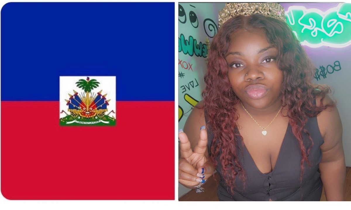 simplyyroze's tweet photo. The Flag!!!!                The Face!!!!!
#haitianflagday https://t.co/pGCoqCayY4