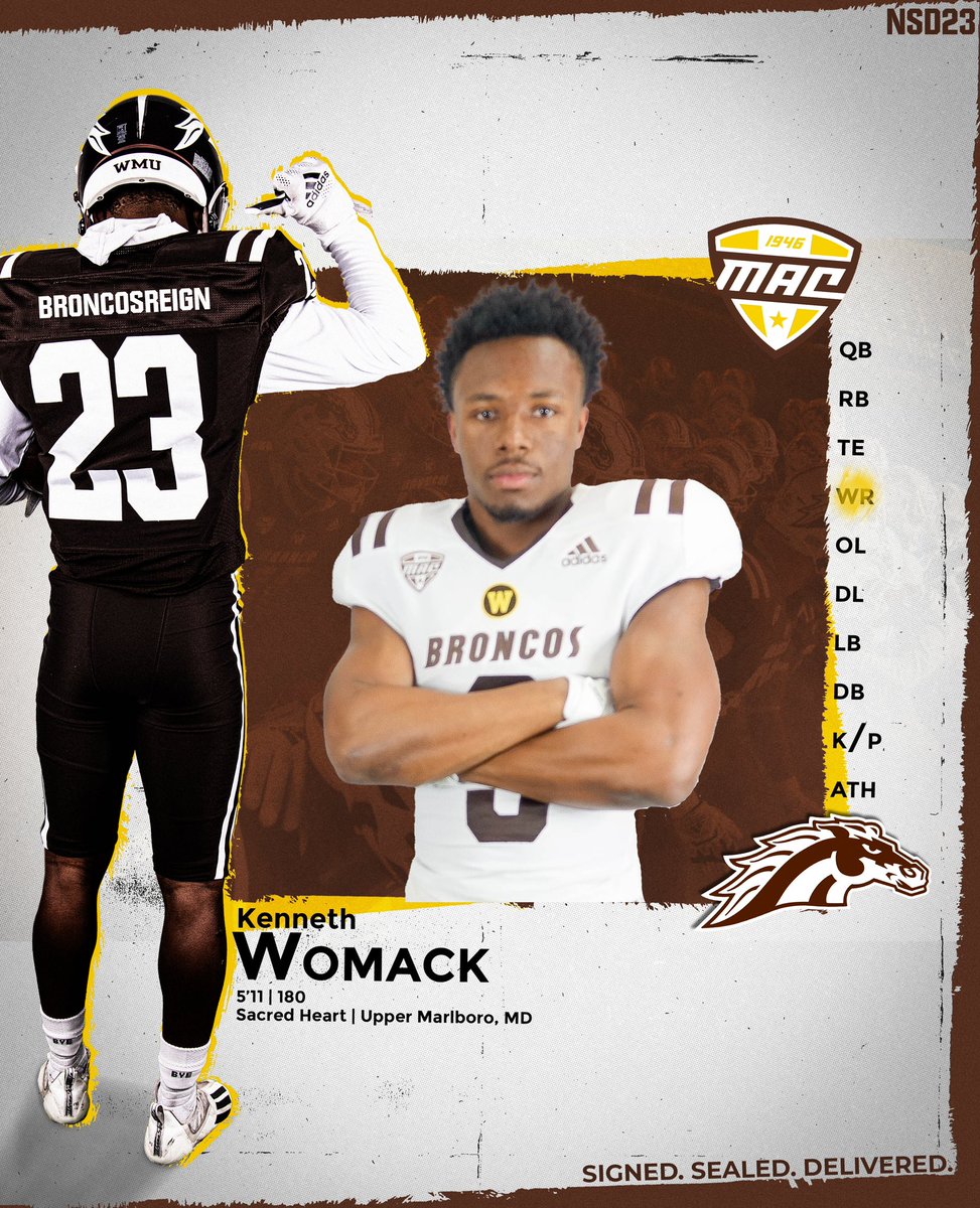 Welcome Kenny Womack to the #BroncoBrotherhood!

@kennyw9__ 

#EAT | #BroncosReign