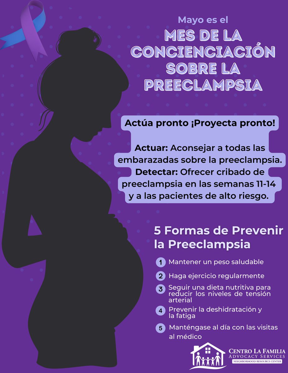 May is #PreeclampsiaAwarenessMonth! Check out these informative flyers created by our Advancing Health Literacy - City team to learn more.