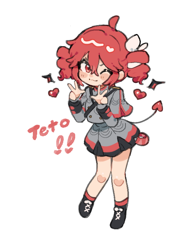 重音テト 「TETO OVERLOAD!!!!!!!!」|camiのイラスト