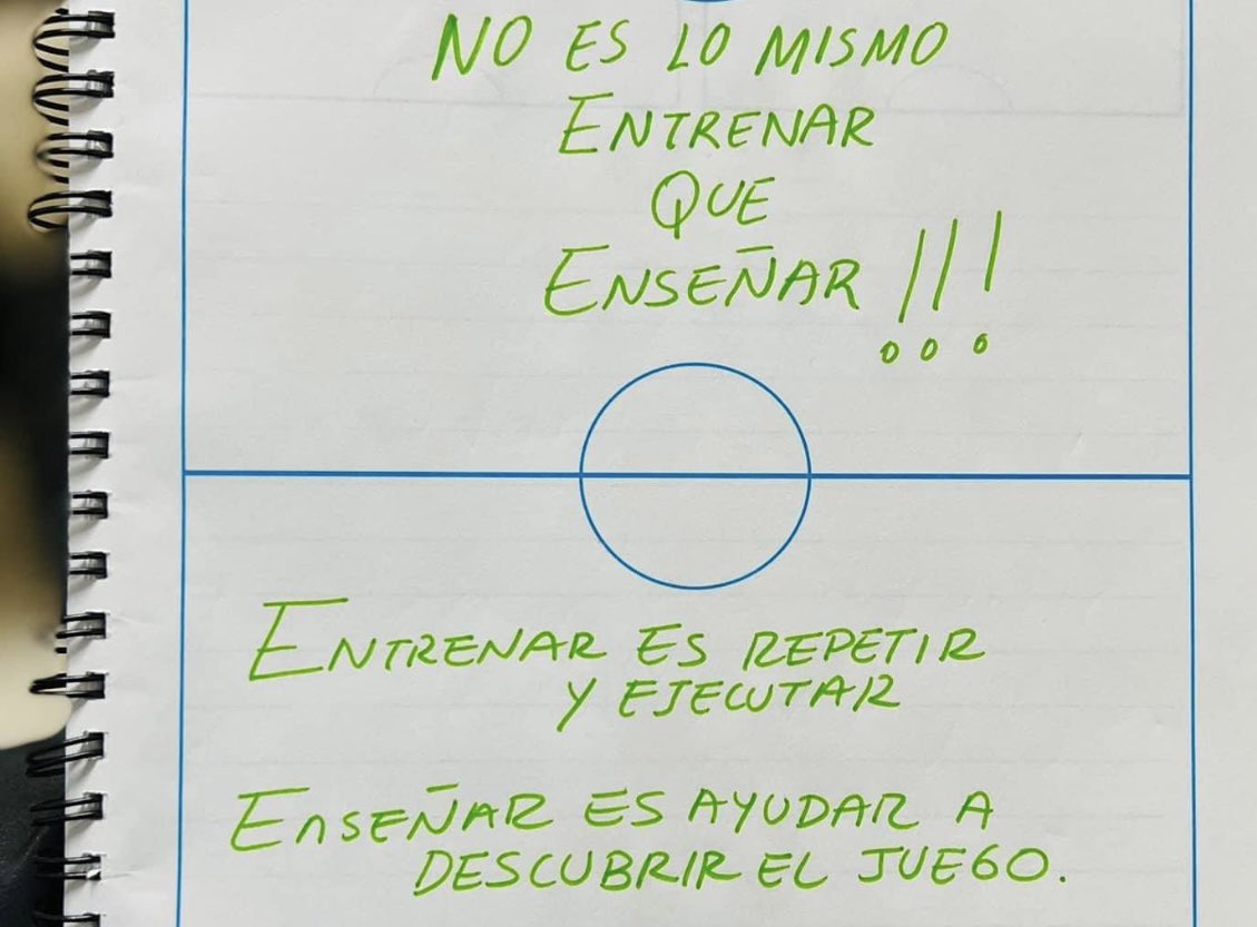 Más enseñadores y menos entrenadores por favor! Gracias.