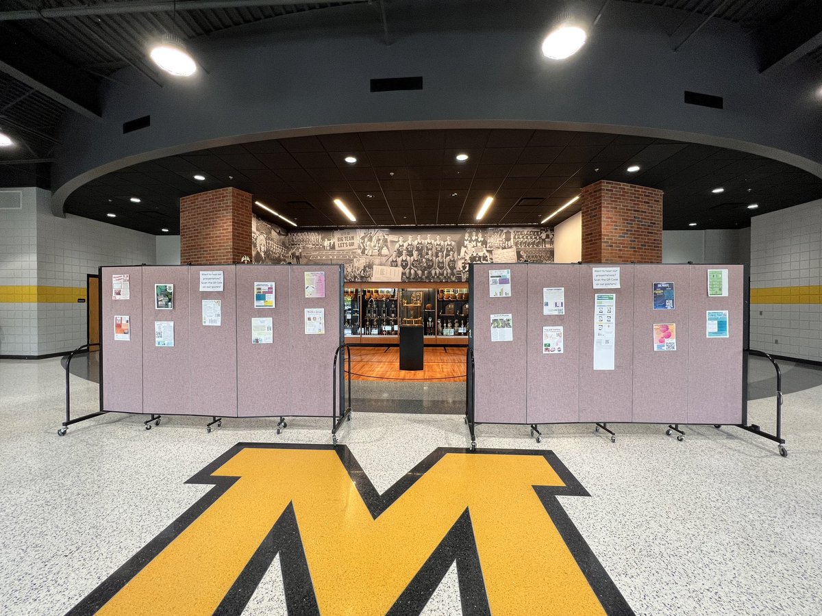 MrsSealsSci's tweet photo. The virtual science fair is set up and ready to be viewed! Come out out these awesome posters and use your phone to scan the QR code to watch each group’s presentation! Can’t be here? I’ll post each group’s poster on here tomorrow! #weRmilan https://t.co/8y2egOGHfD